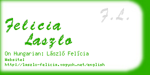 felicia laszlo business card